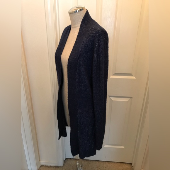 WHBM blue open front Cardigan - Picture 4 of 12